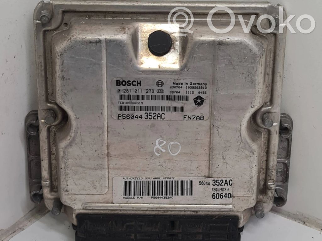 Jeep Grand Cherokee (WJ) Engine control unit/module 