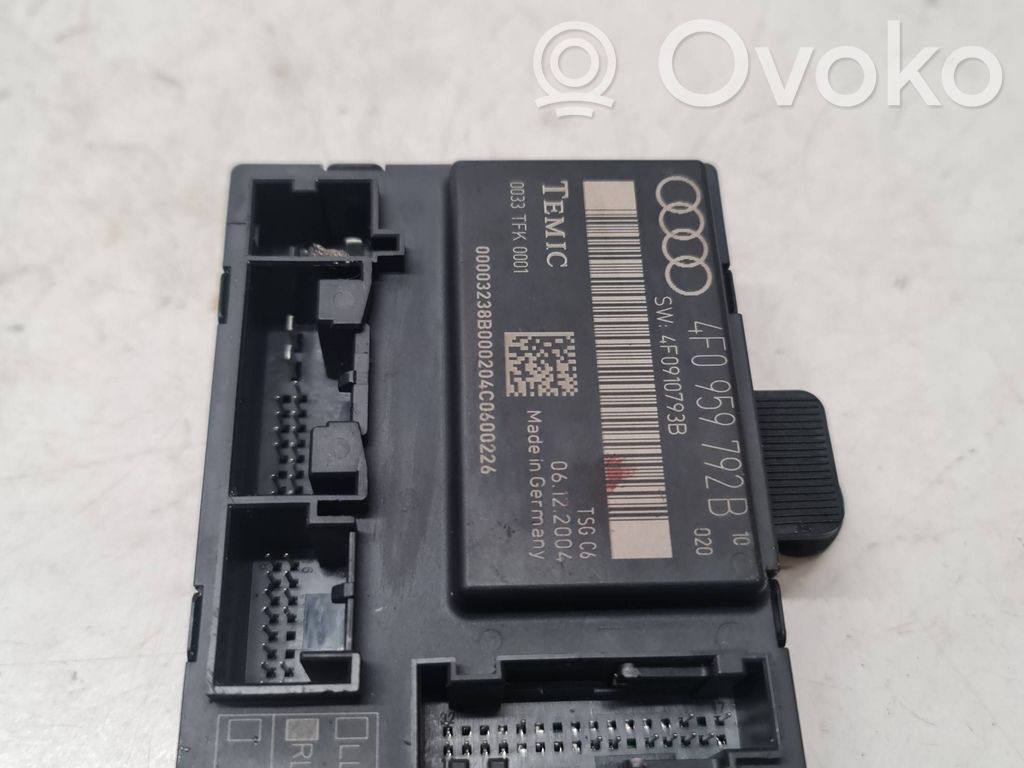 Unidad de control/módulo de la puerta   4F0959792B,4F0910793B,0033TFK0001