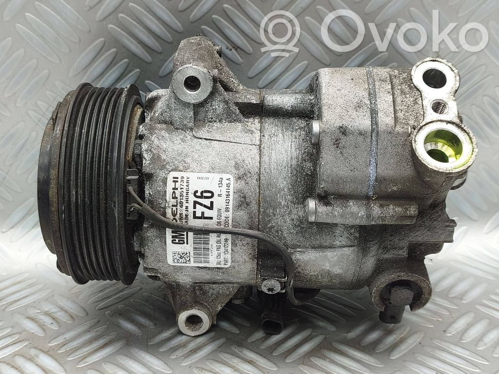 Opel Zafira C Kompresor / Sprężarka klimatyzacji A/C 