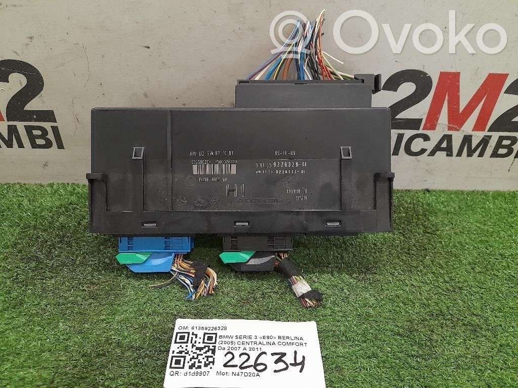 BMW 3 E90 E91 Modul confort 