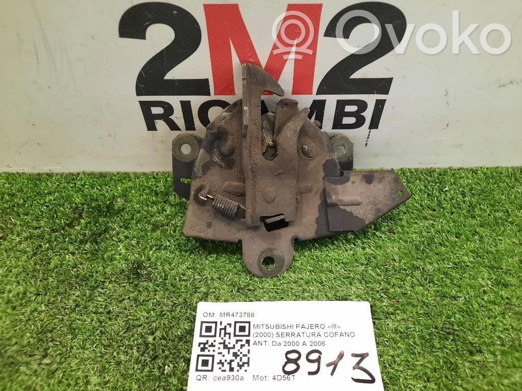 Mitsubishi Pajero Engine bonnet/hood lock/catch 