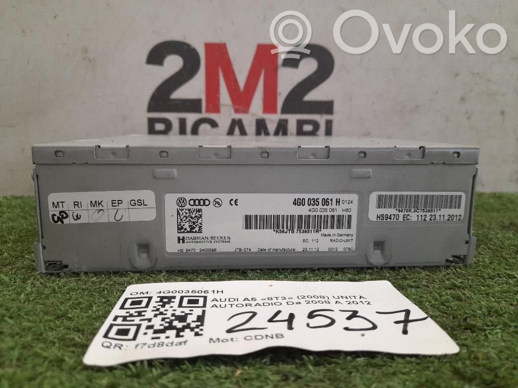 Audi A5 8T 8F Panel / Radioodtwarzacz CD/DVD/GPS 