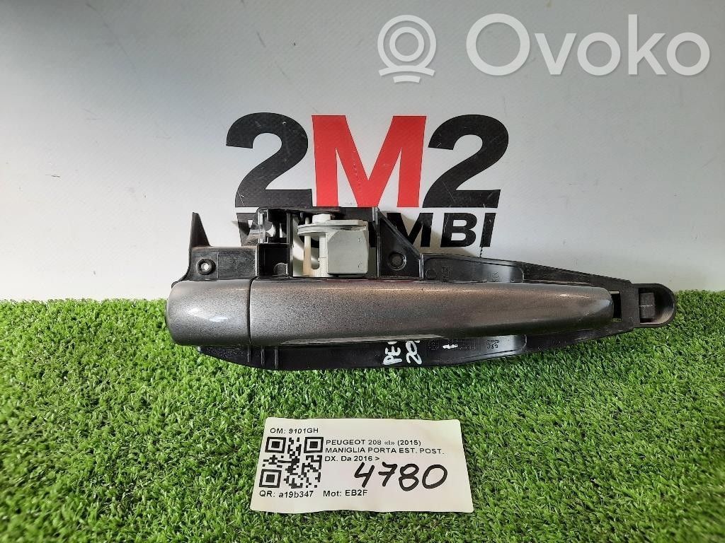 Peugeot 208 I Rear door exterior handle 