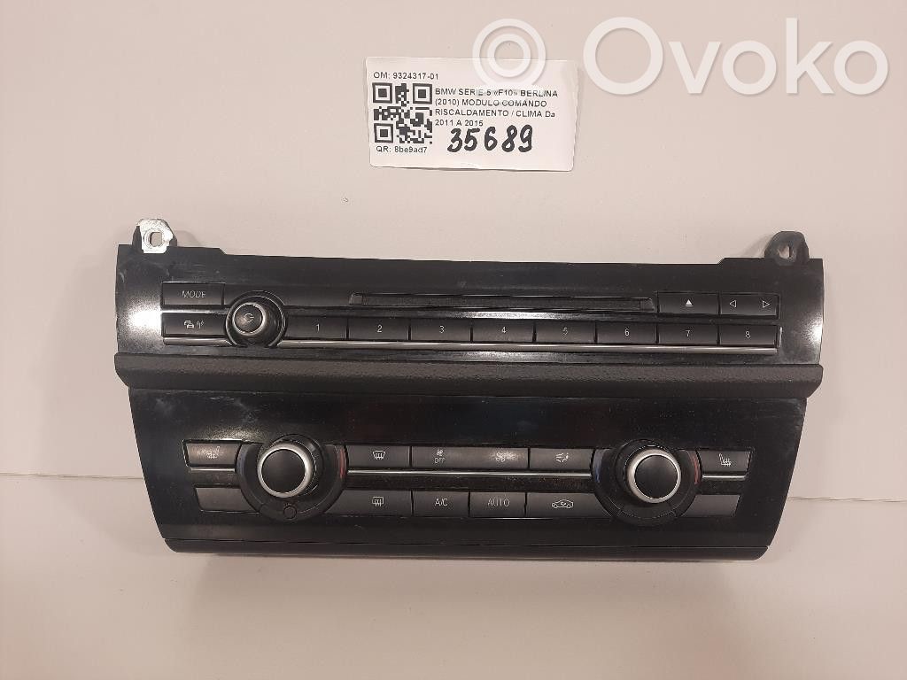 BMW 5 F10 F11 Panel klimatyzacji 