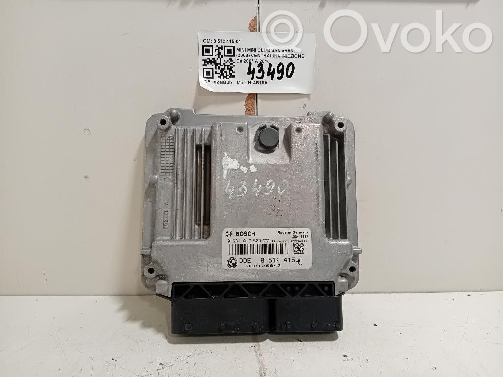 Mini One - Cooper Clubman R55 Injection control unit/module 