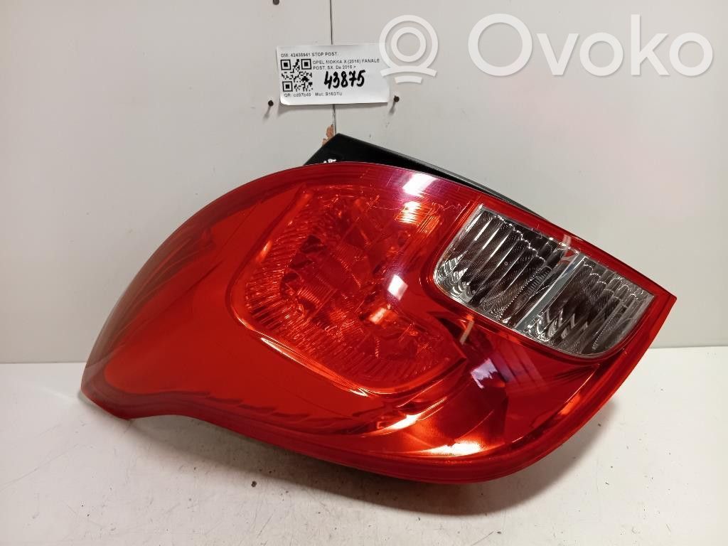 Opel Mokka Luci posteriori 