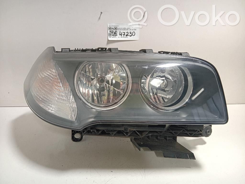 BMW X3 E83 Headlight/headlamp 