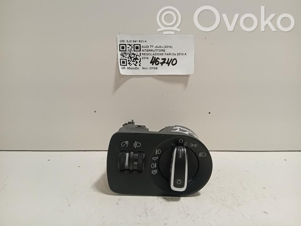 Interruptor de luz   8J2941531K,8J2941531K,CFGB