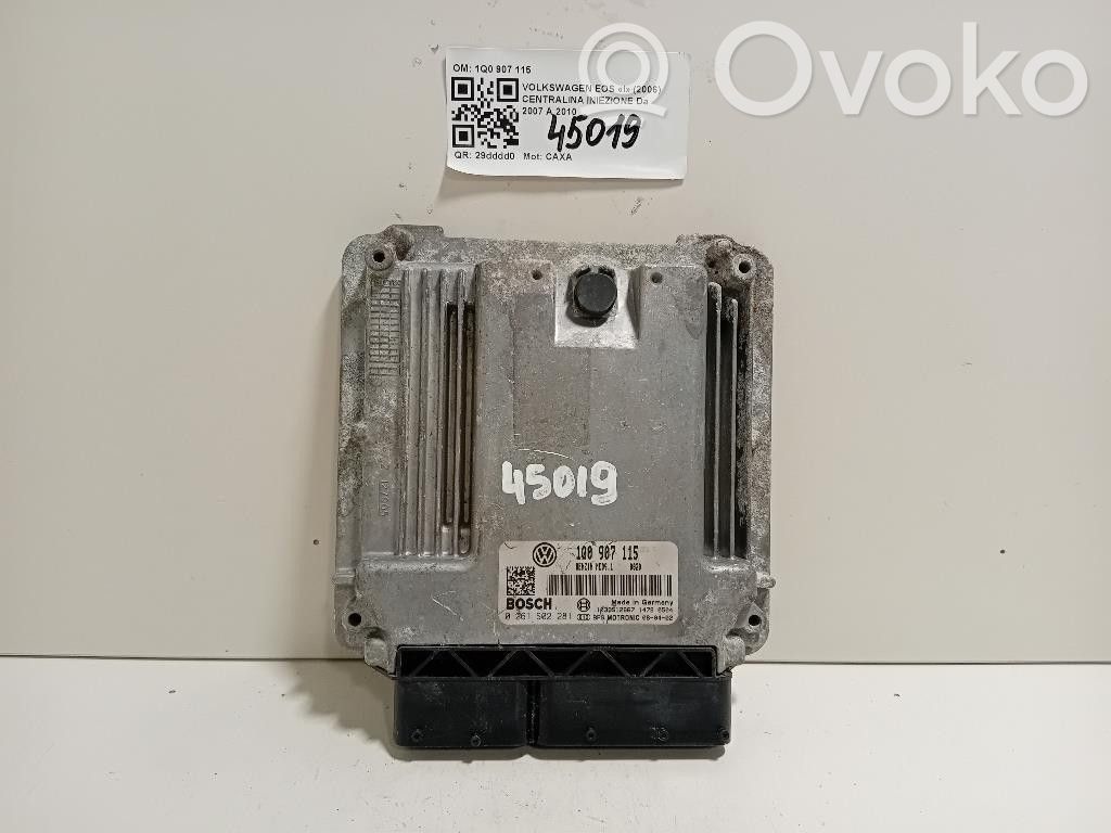 Volkswagen Eos Injection control unit/module 