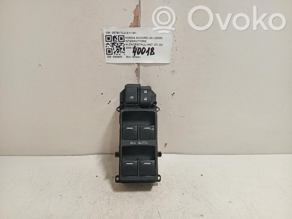 Honda Accord Electric window control switch 