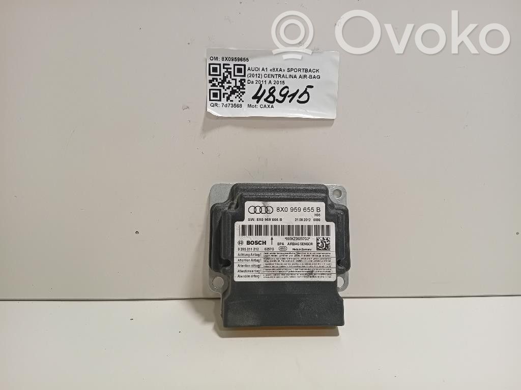 Audi A1 Airbag control unit/module 