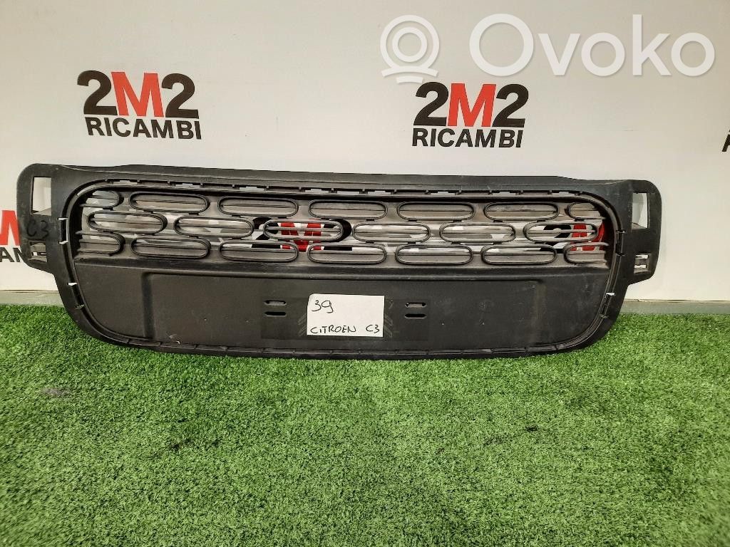 Citroen C3 Front bumper upper radiator grill 