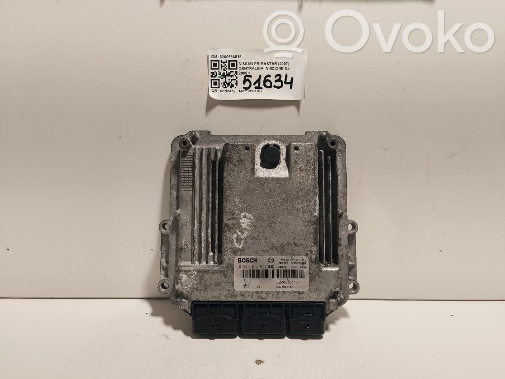 Nissan Primastar Injection control unit/module 