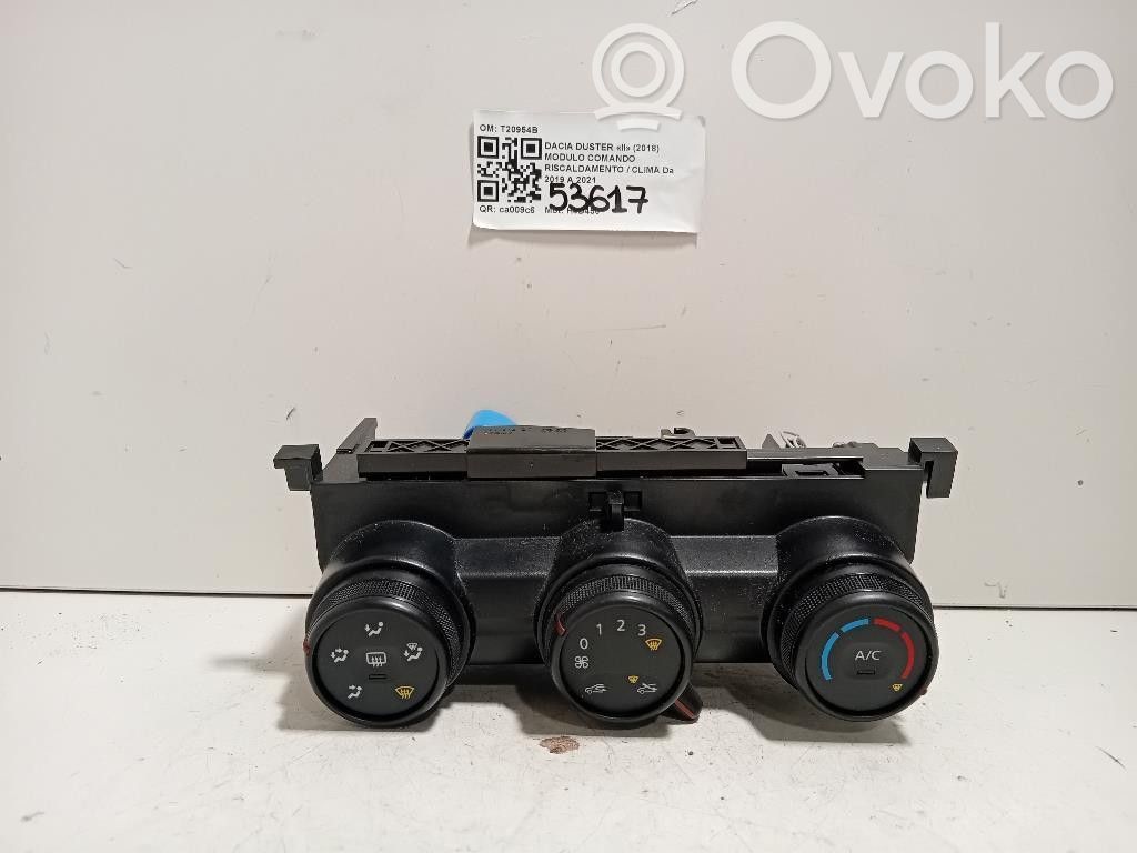 Dacia Duster II Climate control unit 