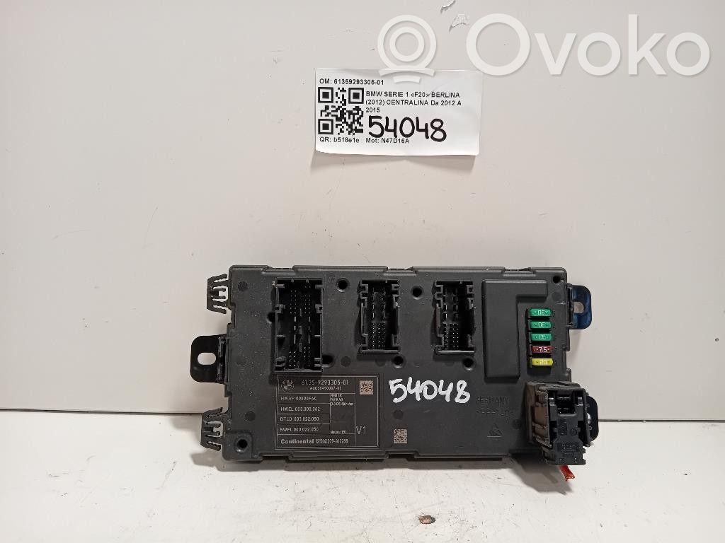 BMW 1 F20 F21 Unitate/modul comandă pompă injecție combustibil 