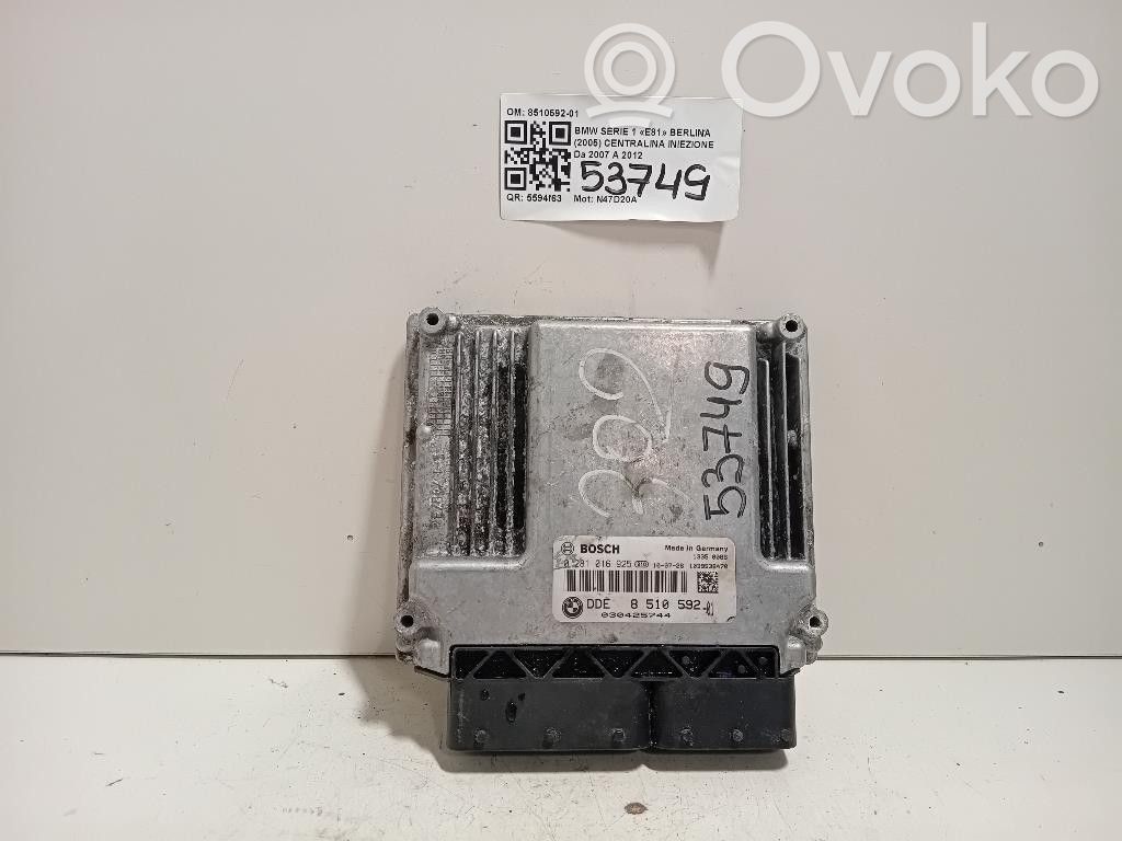 BMW 1 E81 E87 Injection control unit/module 