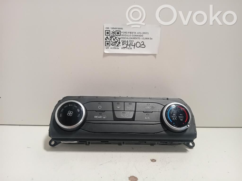 Ford Fiesta Climate control unit 