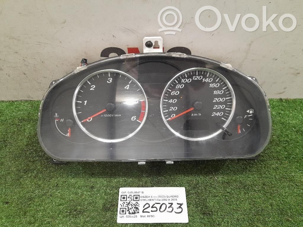 Mazda 6 Speedometer (instrument cluster) 