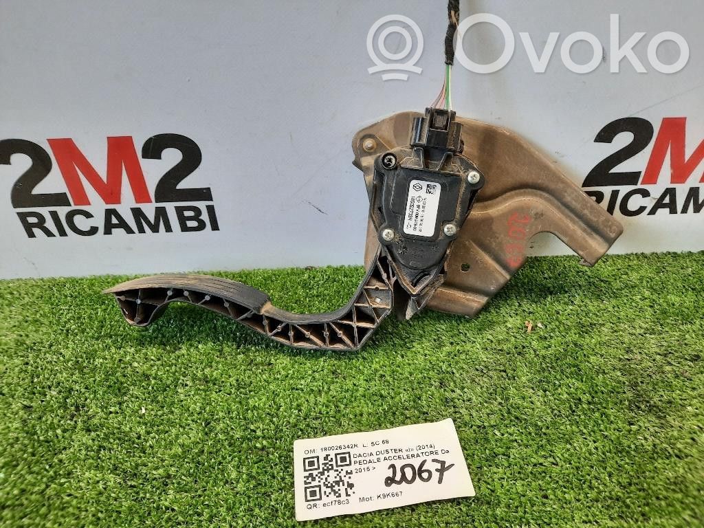 Dacia Duster Accelerator throttle pedal 