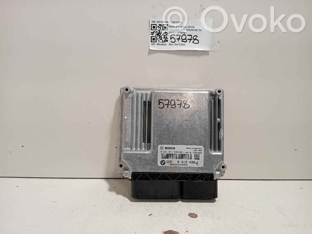 BMW X1 E84 Injection control unit/module 