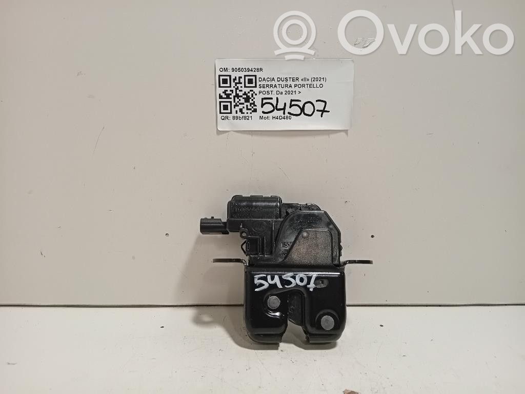 Dacia Duster II Tailgate/trunk/boot lock/catch/latch 