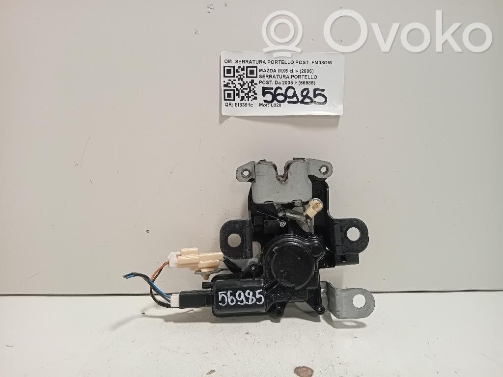 Mazda MX-5 NC Miata Tailgate/trunk/boot lock/catch/latch 