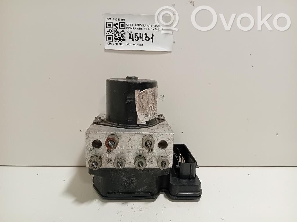 ABS control unit/module   13313805,13313805,A14NET