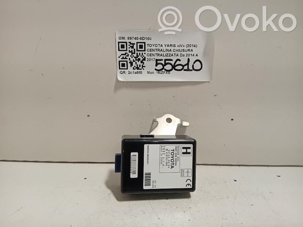 Toyota Yaris Centralina/modulo chiusura centralizzata portiere 