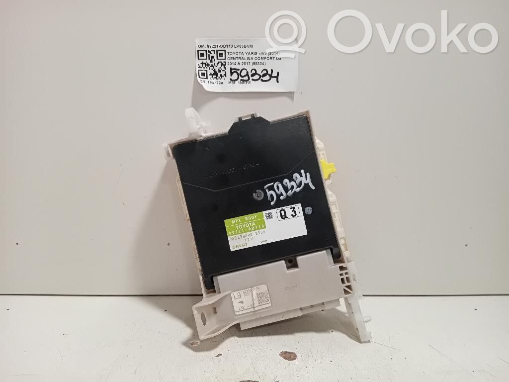 Toyota Yaris Modul confort 