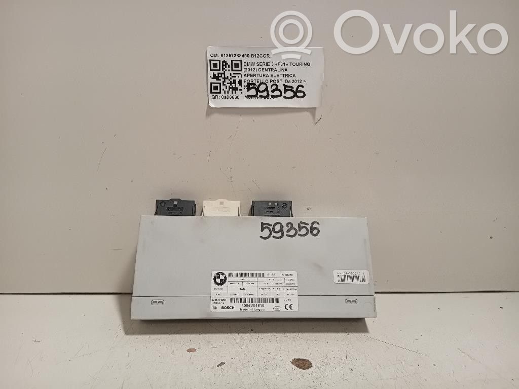 BMW 3 F30 F35 F31 Modul de control caroserie central 
