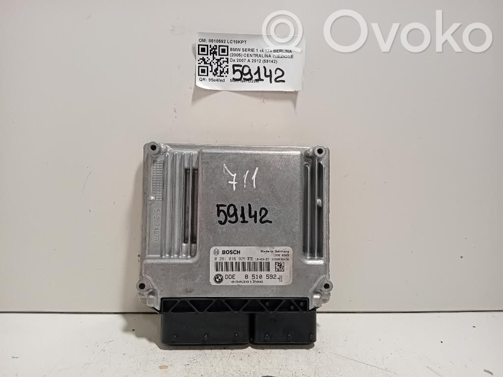 BMW 1 E81 E87 Unité de commande / module d'injection 