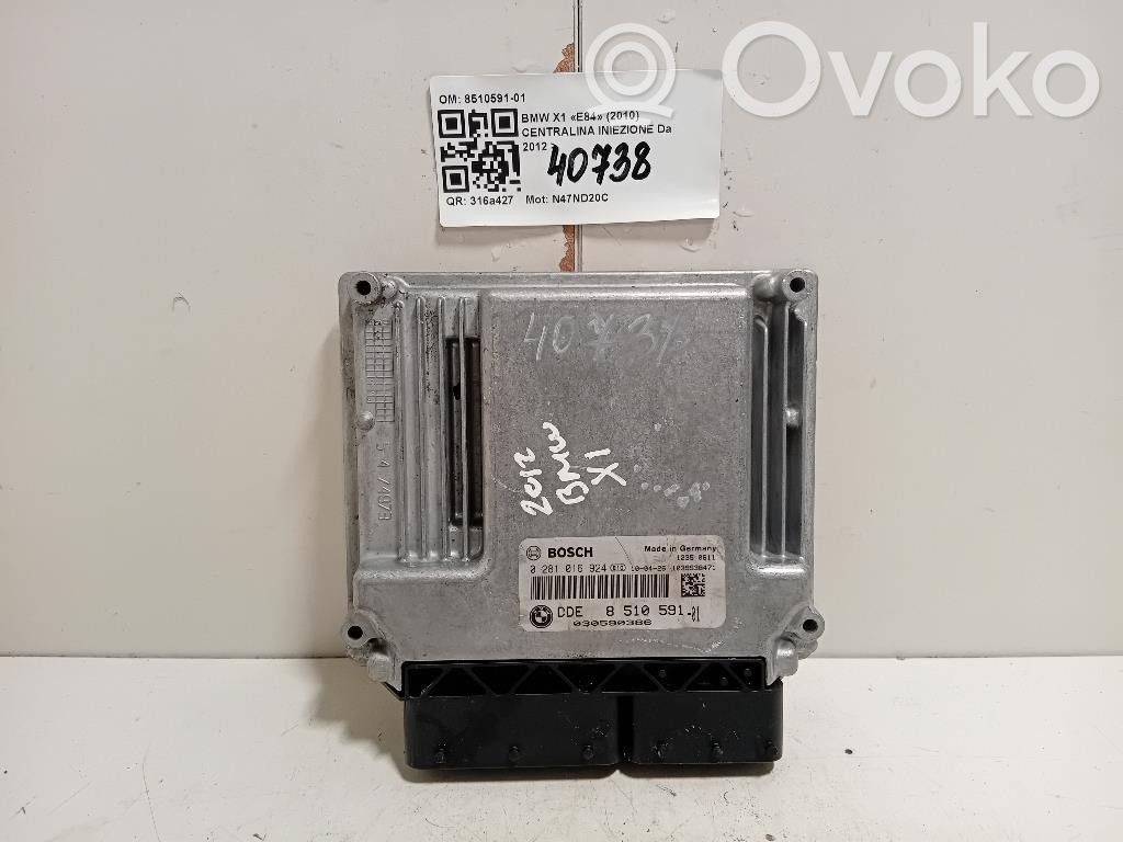 Unidad de control/módulo de la inyección   851059101,0281016924,851059101,N47ND20C