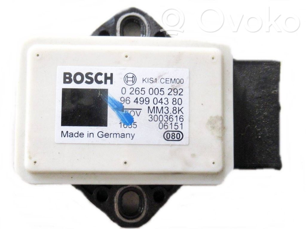 Citroen C4 I ESP acceleration yaw rate sensor 