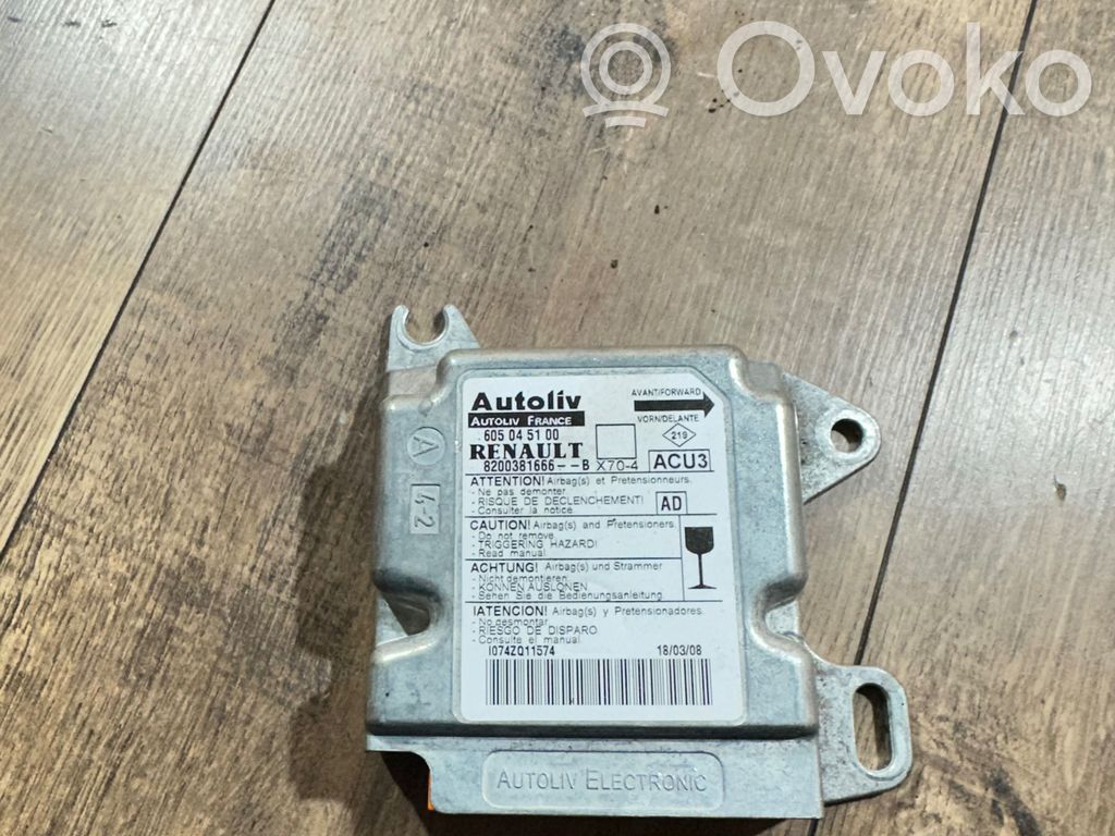 Renault Master II Airbag control unit/module 