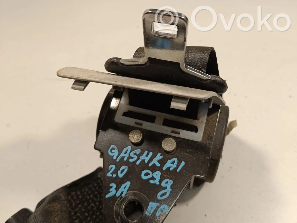 Nissan Qashqai+2 Pas bezpieczeństwa fotela tylnego 