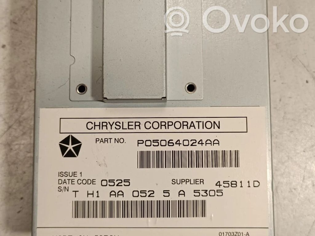 Jeep Grand Cherokee (WK) GPS navigation control unit/module 