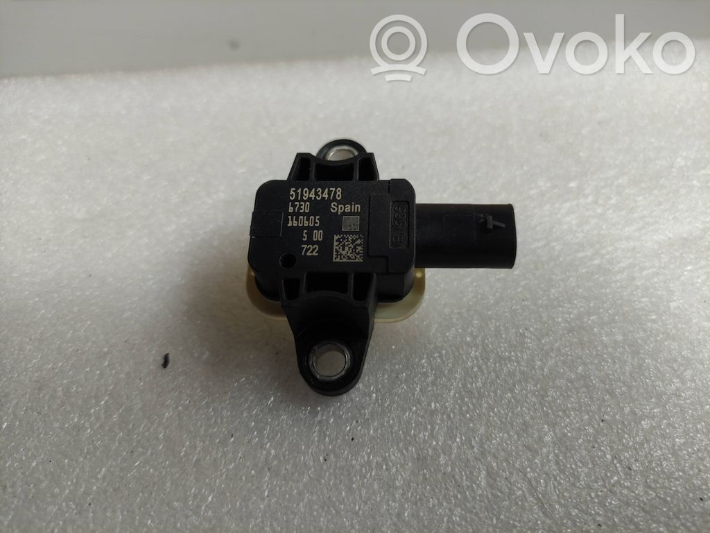 Jeep Renegade Airbag deployment crash/impact sensor 