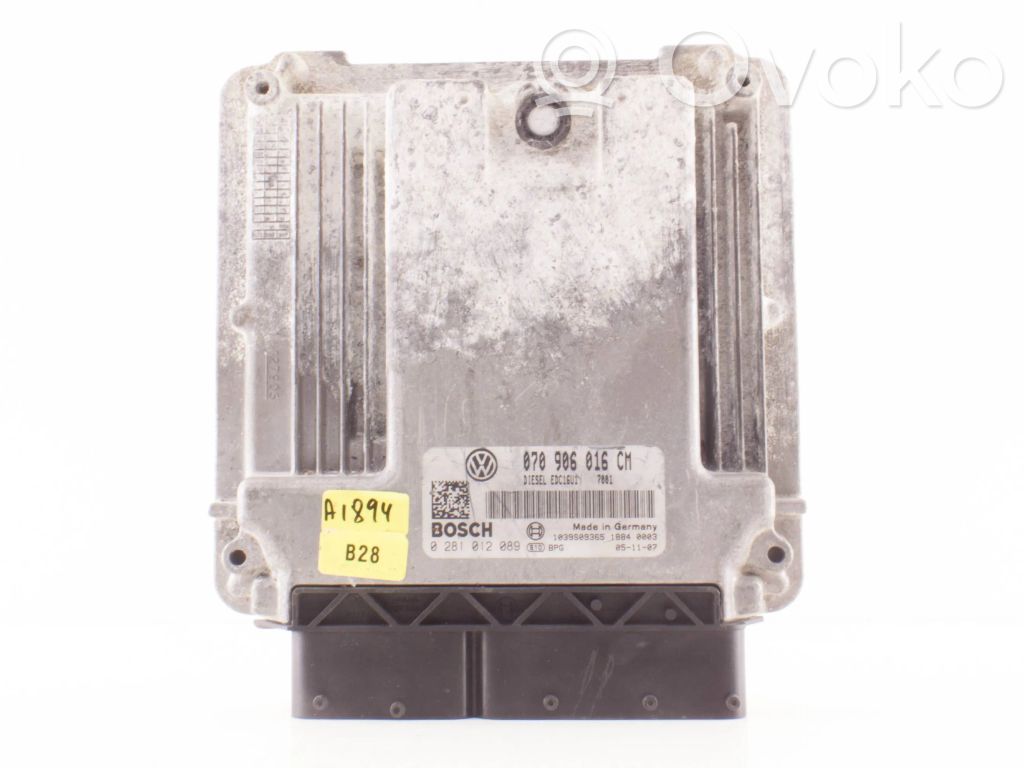 Volkswagen Phaeton Engine control unit/module 