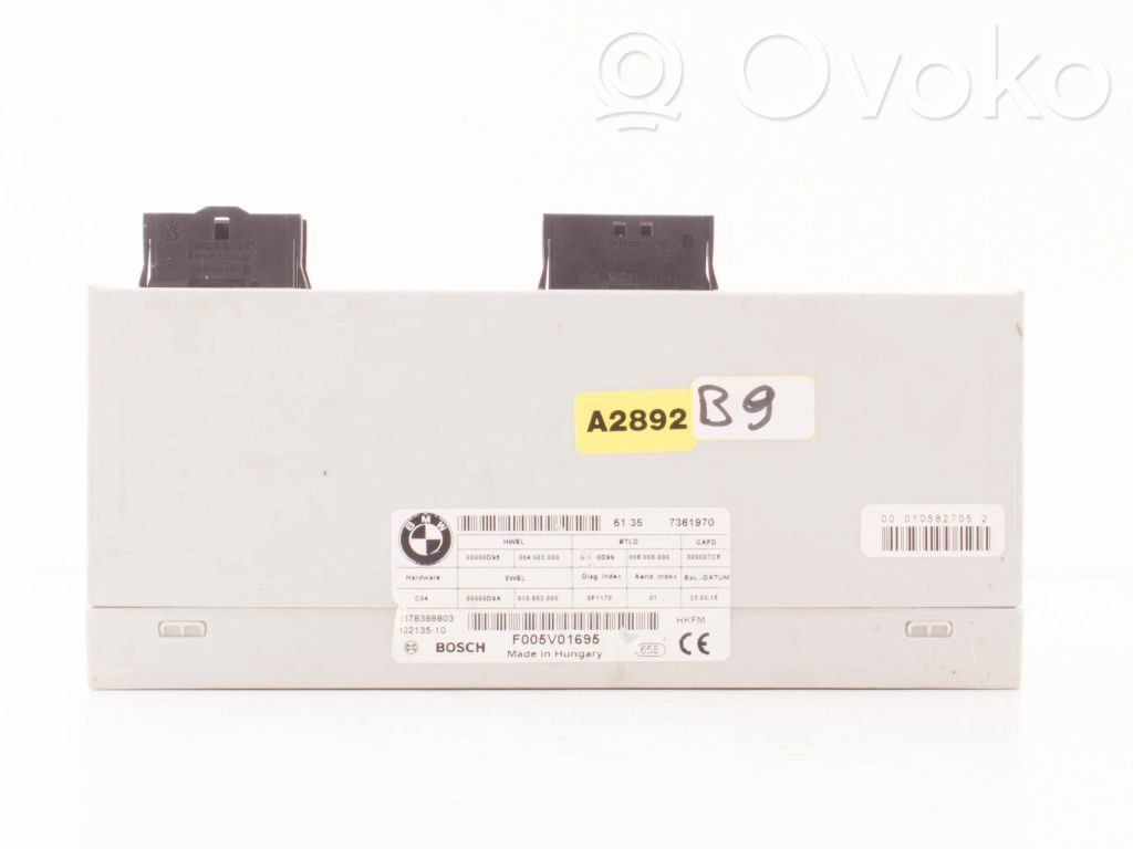 Sterownik / Moduł elektrycznej klapy tylnej / bagażnika   7361970,F005V01695,1378388803