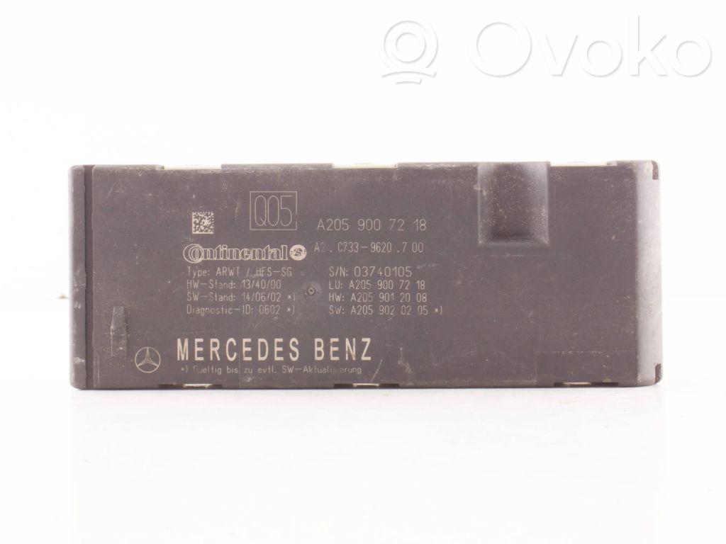 Mercedes-Benz C W205 Sterownik / Moduł elektrycznej klapy tylnej / bagażnika 