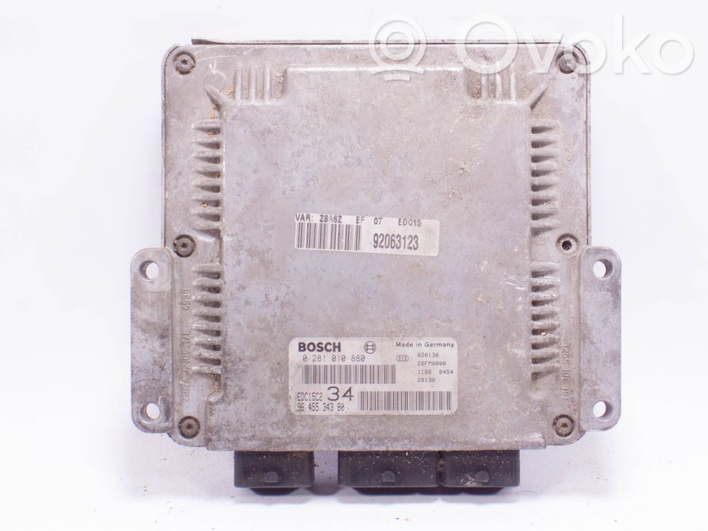 Peugeot 607 Engine control unit/module 