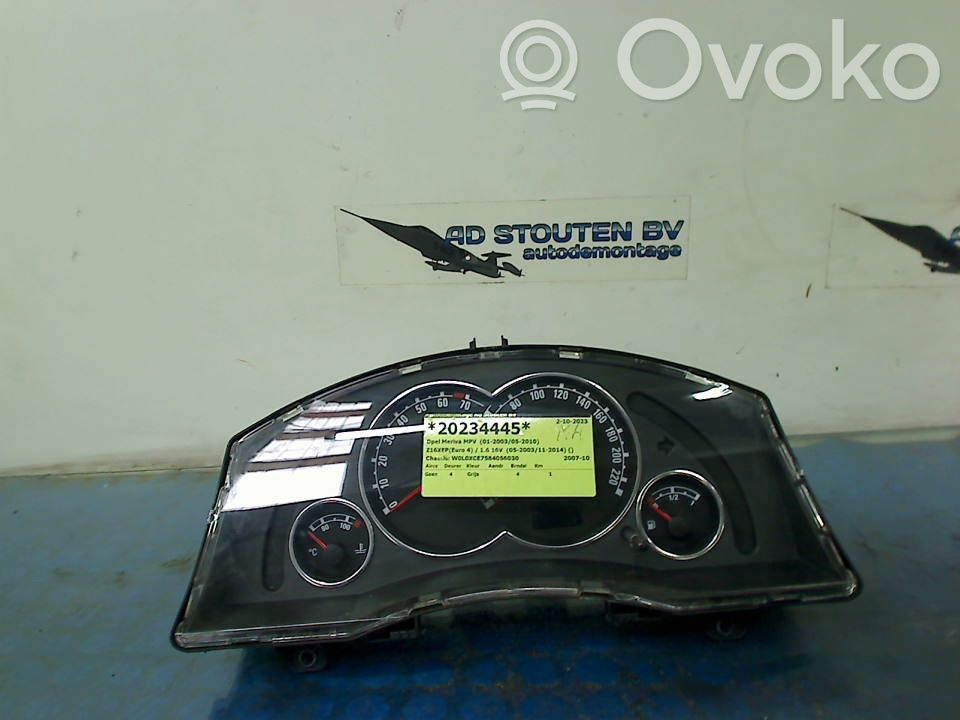 Opel Meriva A Vitezometru (grup de instrumente) 