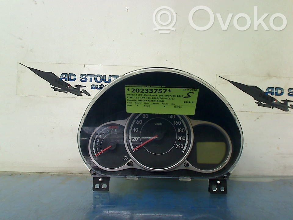 Mazda 2 Speedometer (instrument cluster) 