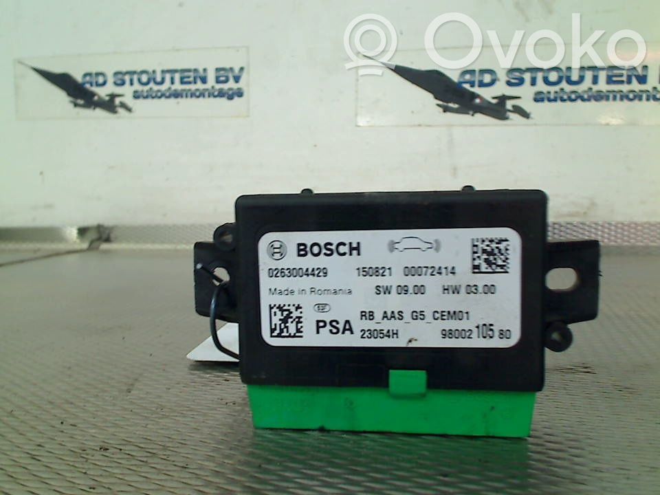Peugeot 308 Unité de commande, module PDC aide au stationnement