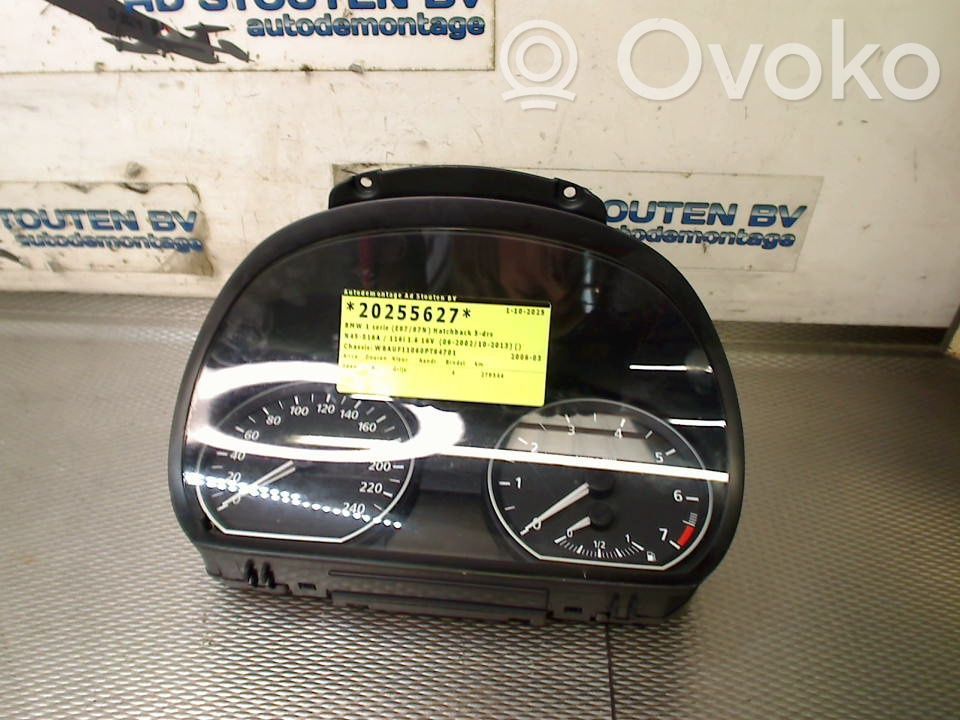 BMW 1 E81 E87 Nopeusmittari (mittaristo) 