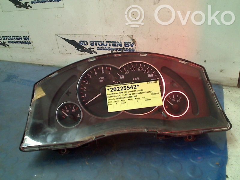 Opel Meriva A Tachimetro (quadro strumenti)