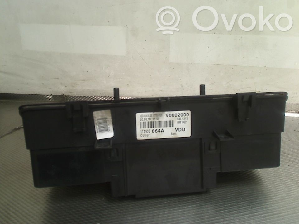 Volkswagen Caddy Vitezometru (grup de instrumente) 
