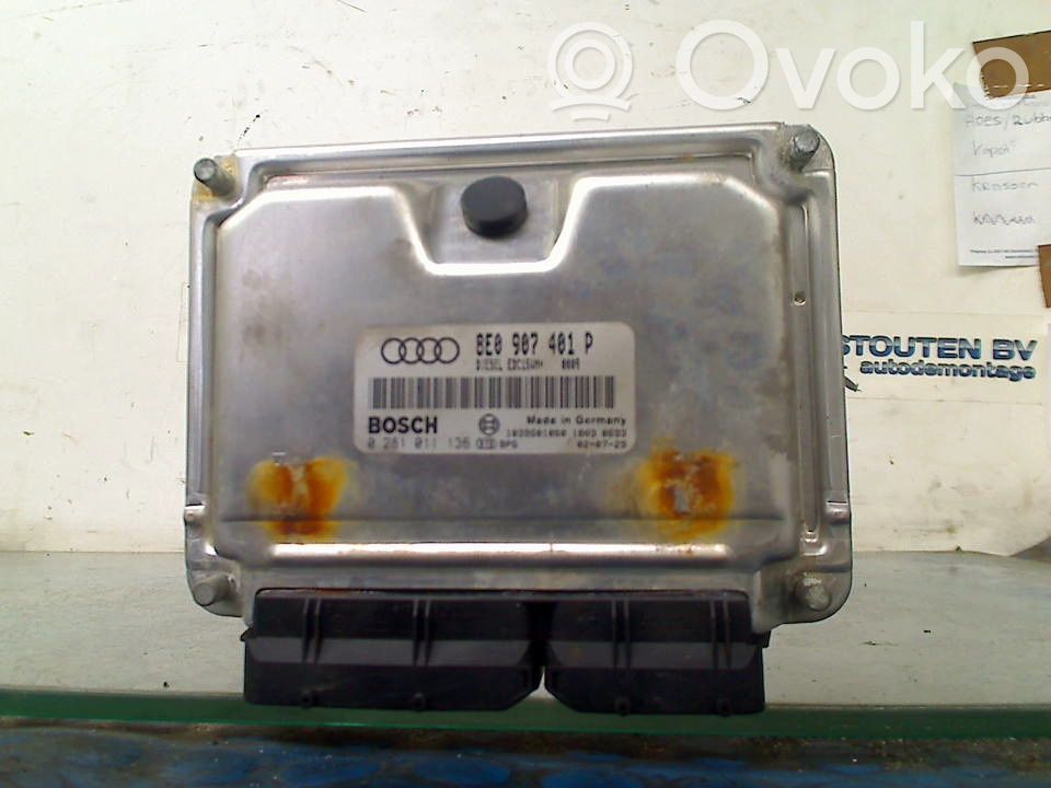 Unidad de control/módulo del motor   8E0907401P,8E0907401P,8E0907401P