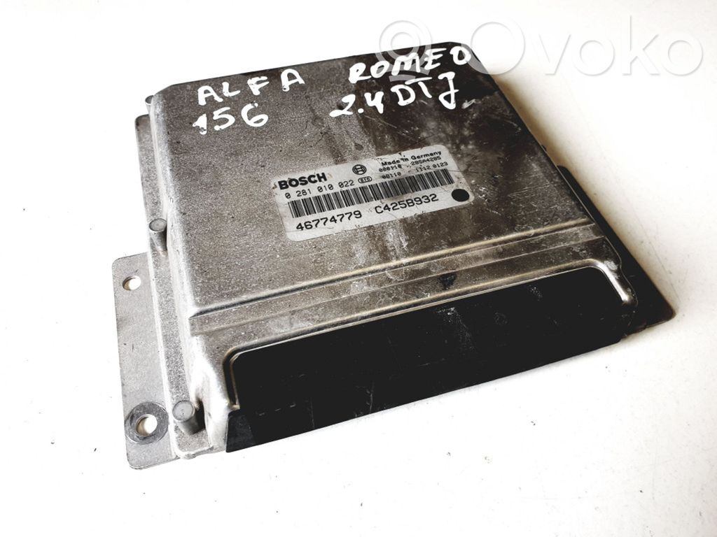 Alfa Romeo 156 Engine control unit/module 