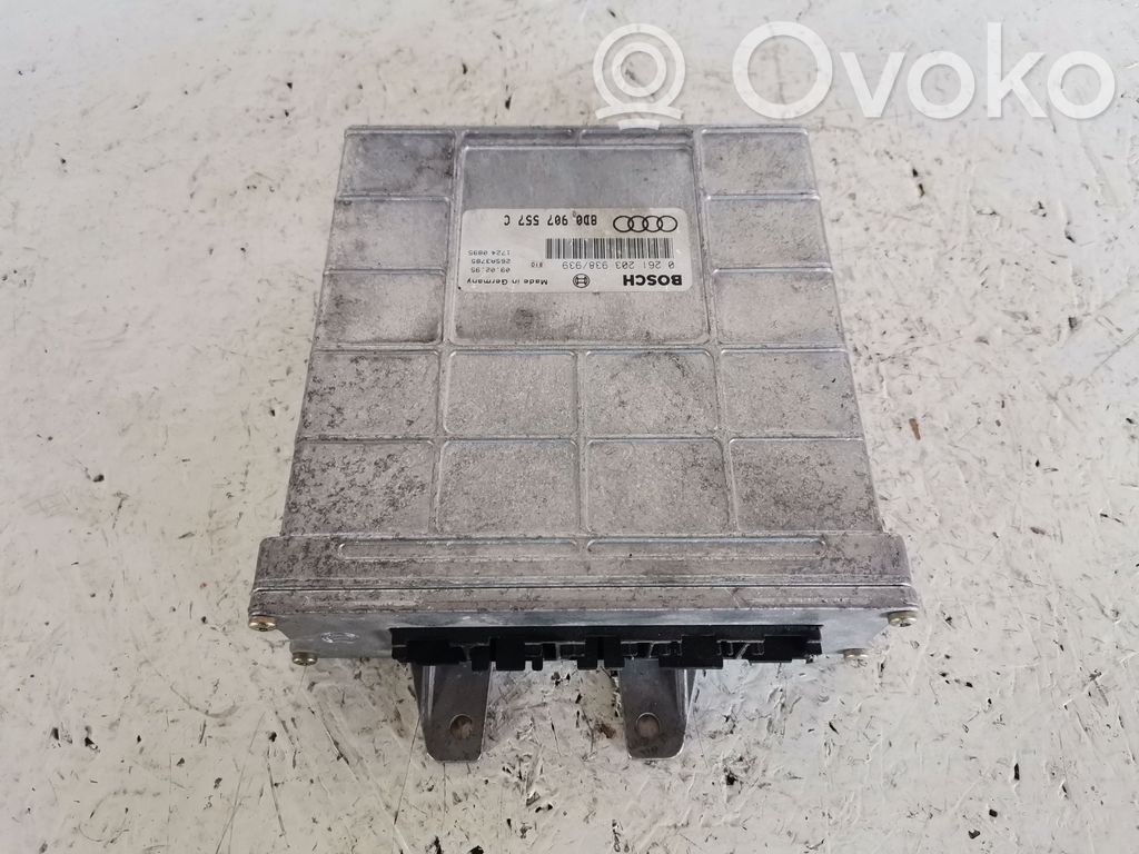 Engine control unit/module   0261203938,8D0907557C